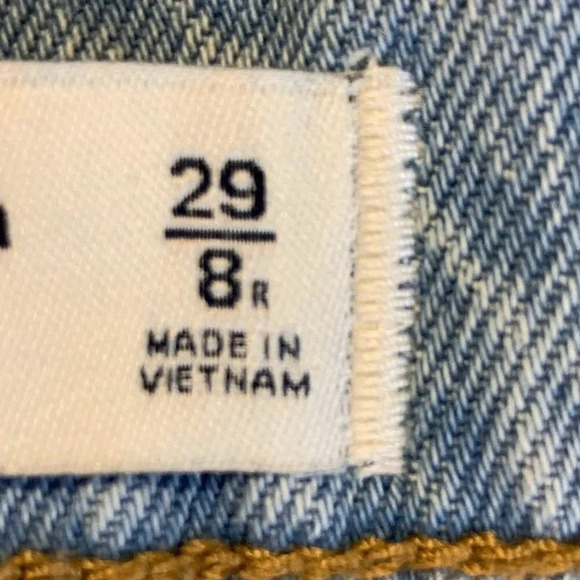 Abercrombie & Fitch Women's The Boyfriend Mid Rise Distressed Jeans Size 28 - Picture 8 of 12